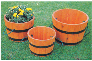 Half Barrel Planters